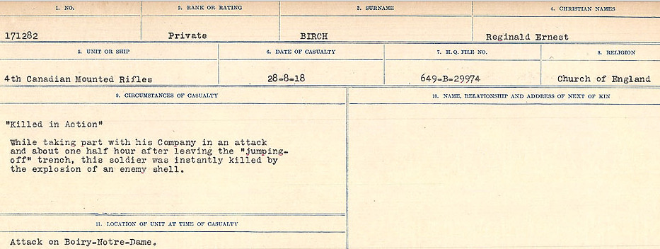 Circumstances of Death Registers