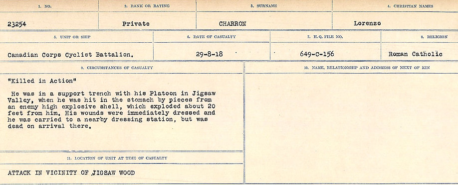 Circumstances of Death Registers