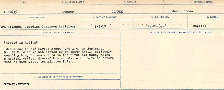 Photo of JOHN HERMAN CLARKE