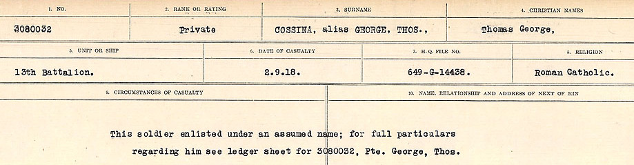 Circumstances of Death Registers