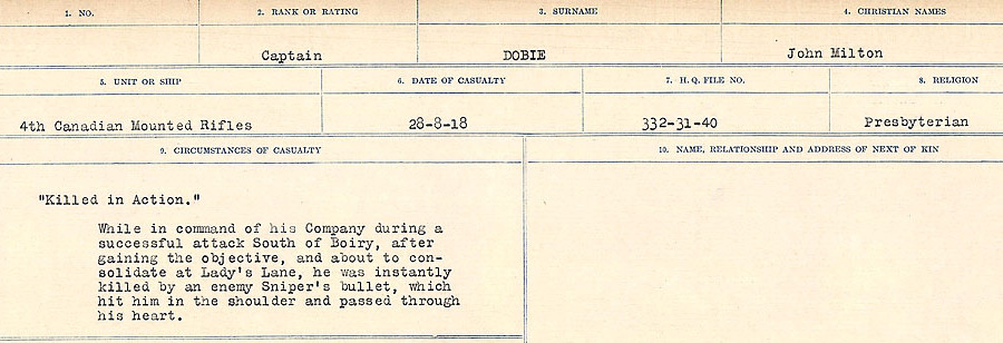 Circumstances of death registers