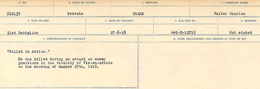 Circumstances of death registers