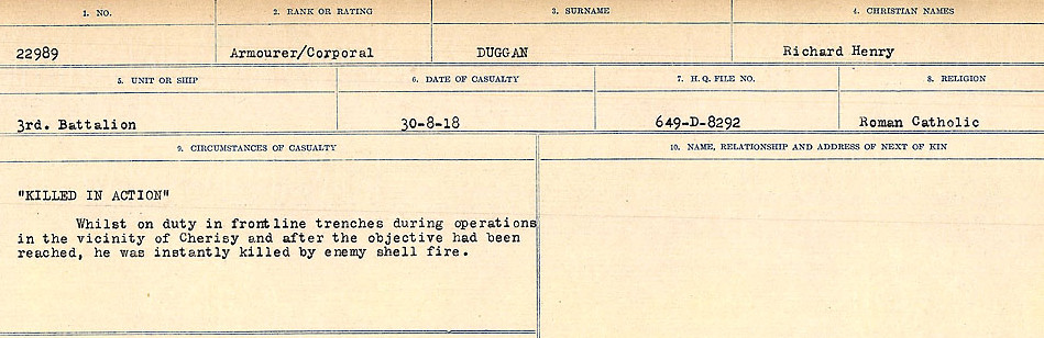 Circumstances of death registers