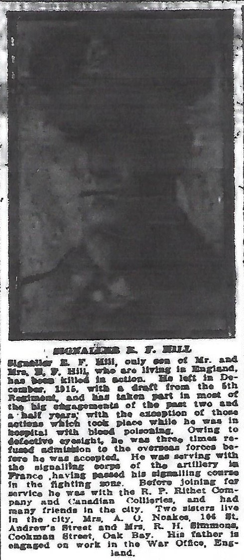 Photo of Edward Frank Hill