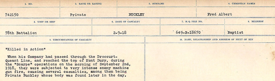 Circumstances of Death Registers