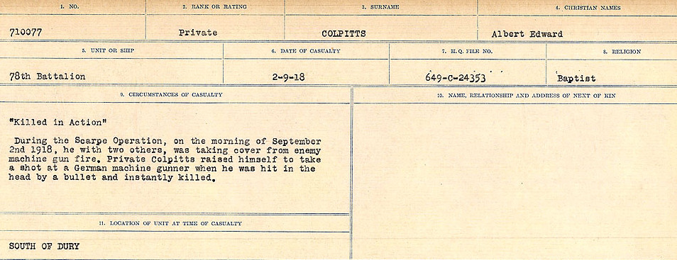 Circumstances of Death Registers
