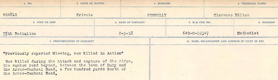 Circumstances of Death Registers