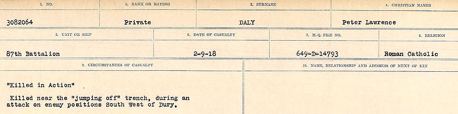 Circumstances of death registers