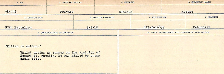 Circumstances of death registers