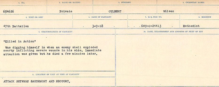 Circumstances of death registers