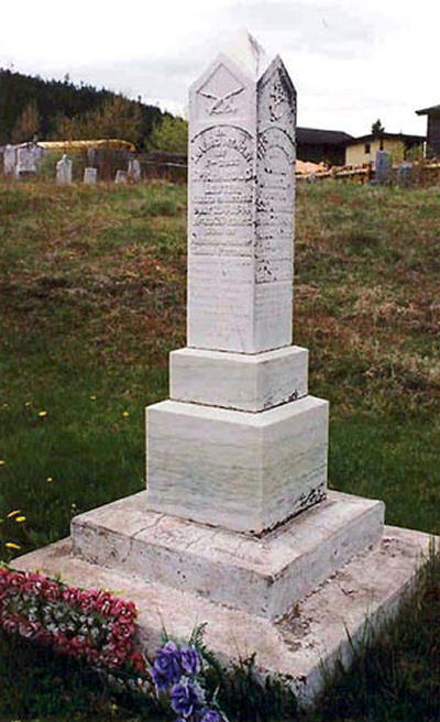 Grave marker