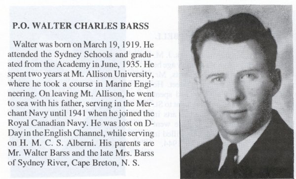 Photo of Walter Charles Barss