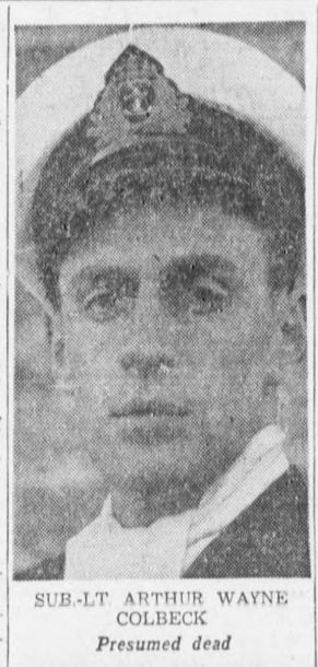 Photo of ARTHUR WAYNE COLBECK