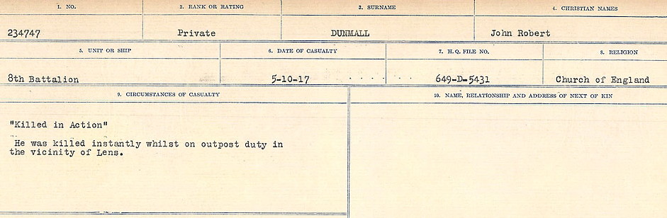 Circumstances of death registers