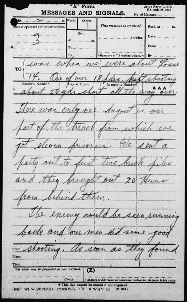 War Diary (page 2)