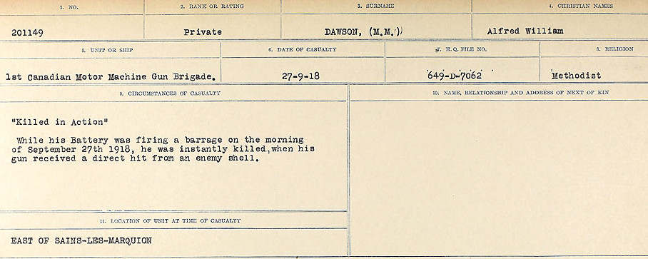 Circumstances of death registers