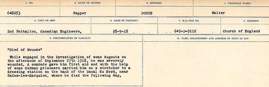 Circumstances of death registers