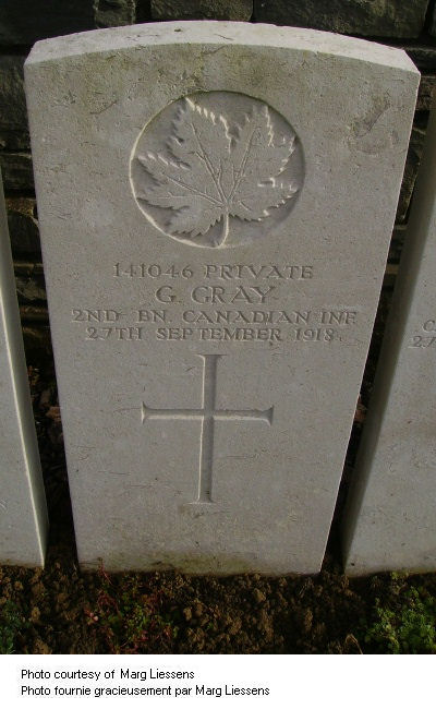 Grave marker