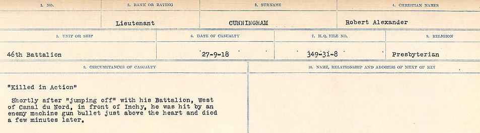 Circumstances of death registers