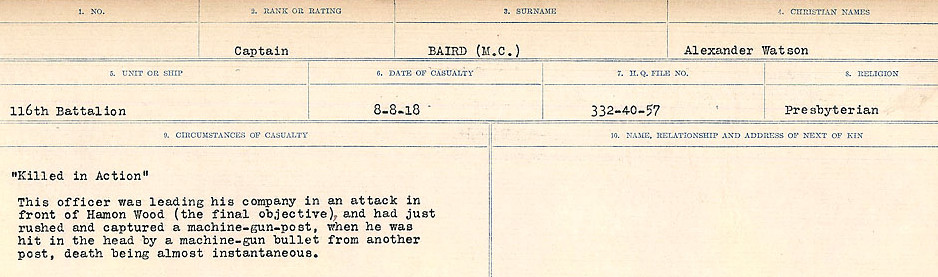 Circumstances of Death Registers