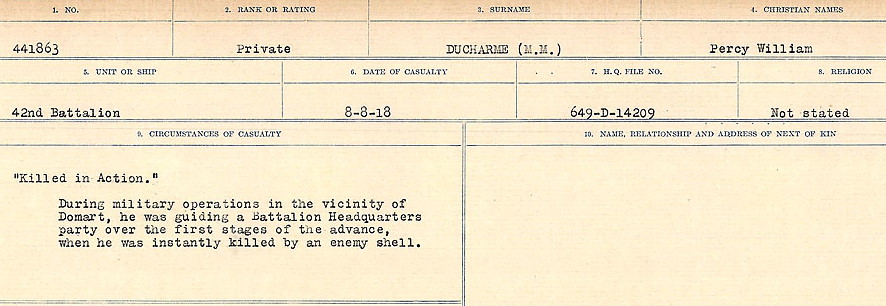 Circumstances of death registers