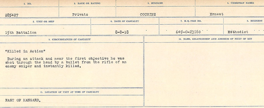 Circumstances of Death Registers