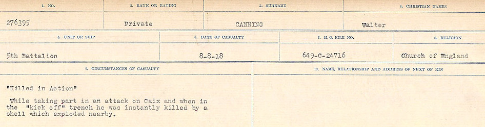 Circumstances of Death Registers