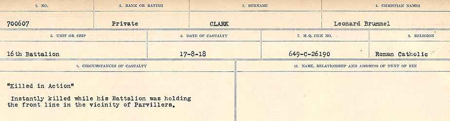 Circumstances of Death Registers