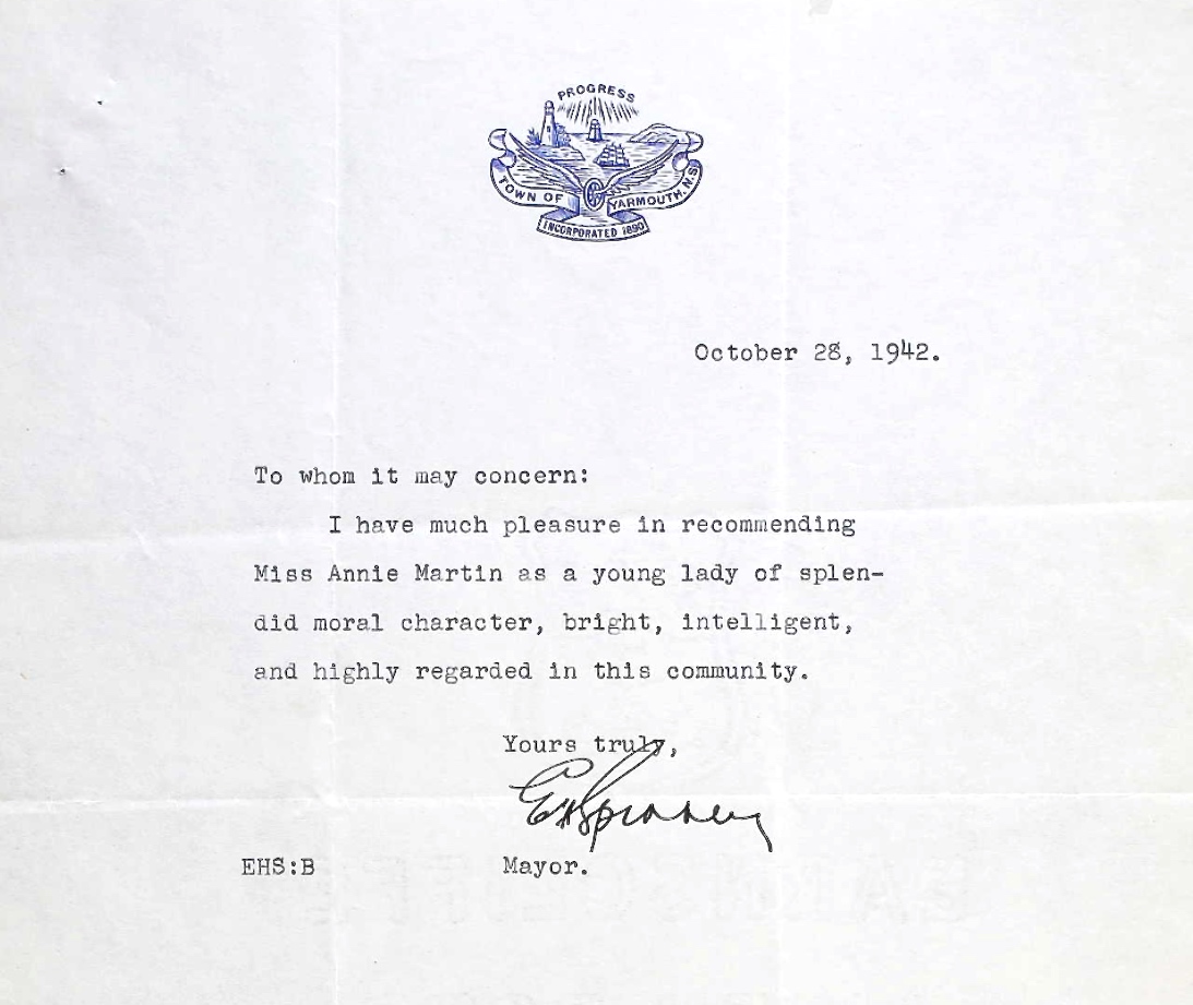 Letter of recommendation