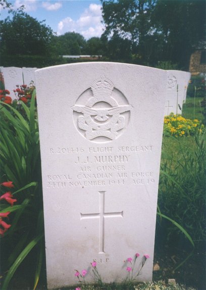 Gravemarker for J J Murphy