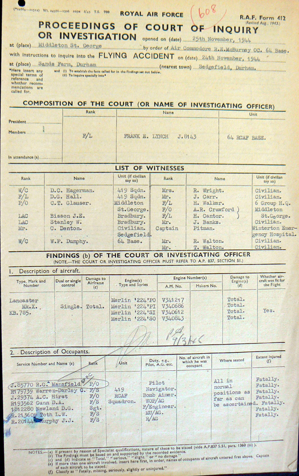 Court of Inquiry (Page 1)