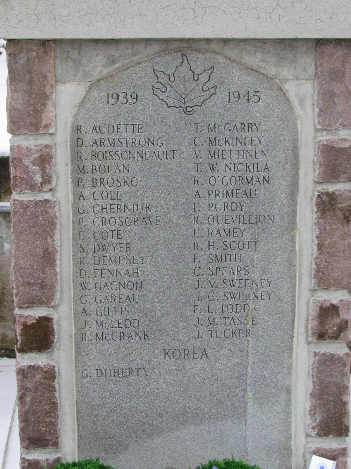 Cobalt War Memorial