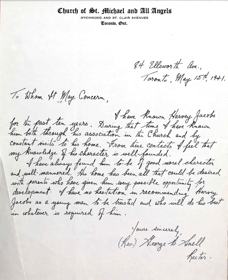 Letter of Recommendation