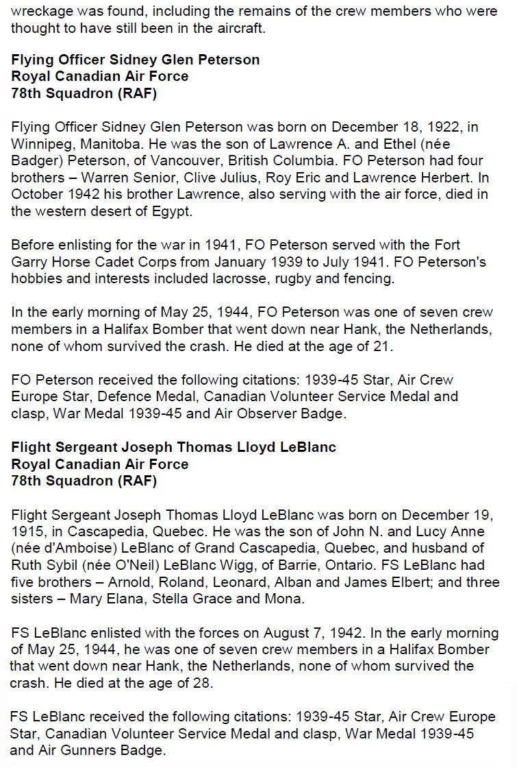 Canadian Airmen Buried with Honours (Page 2)