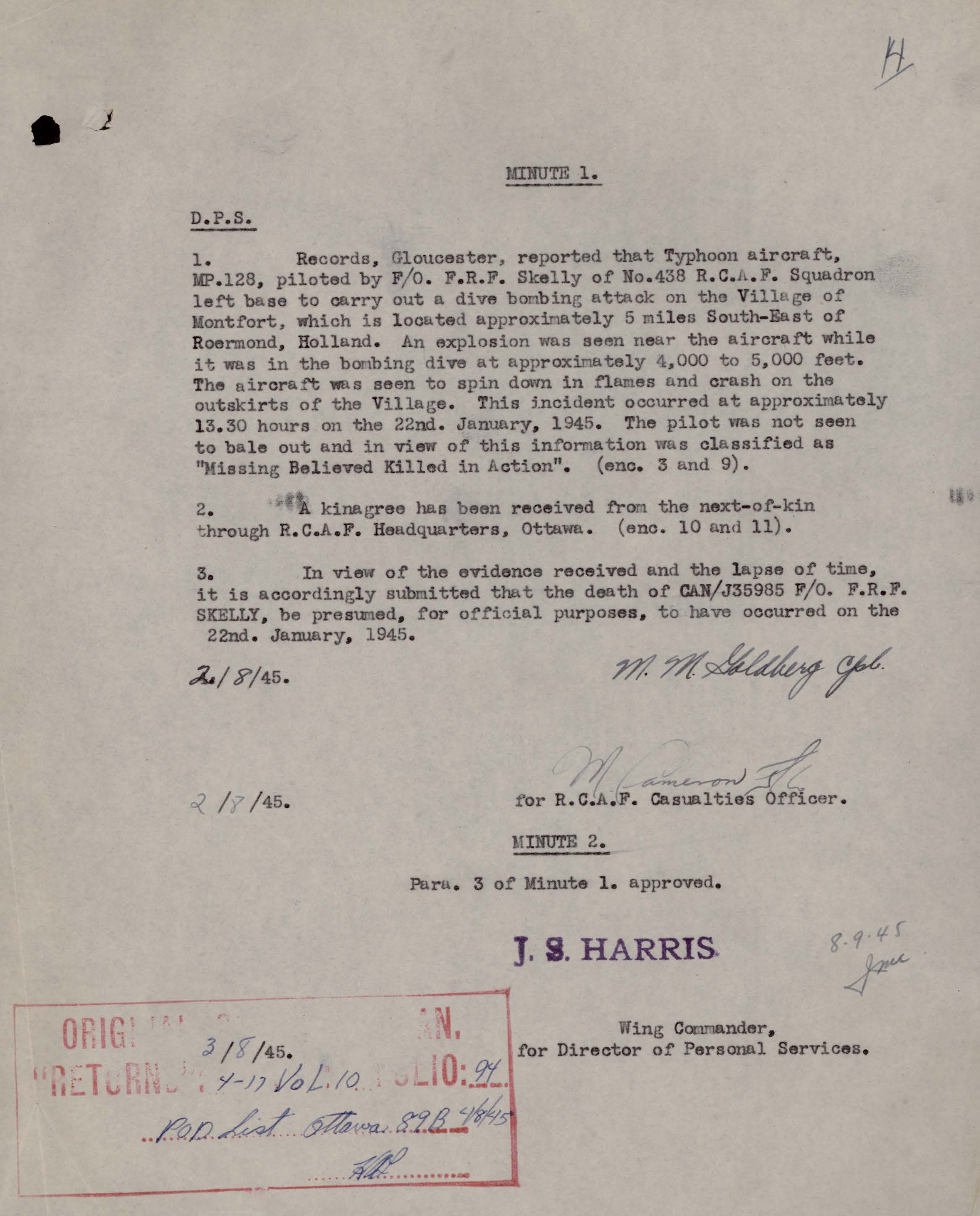 Circumstances of Death