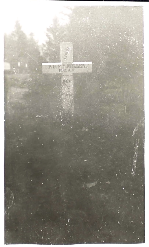 Temporary grave marker