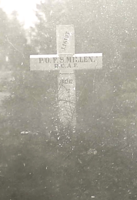 Temporary grave marker