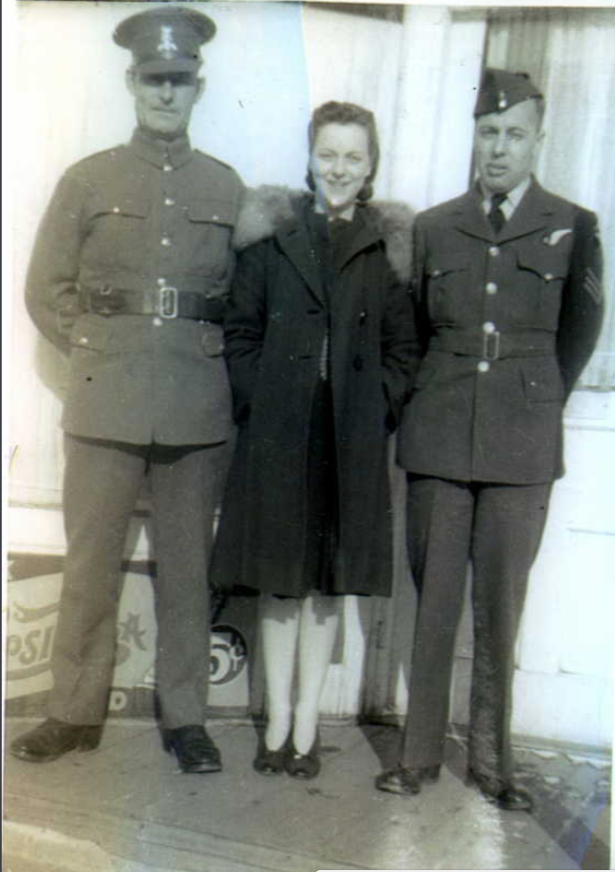 Photo of Harvey Gillrie, Phyllis Stickney and her brother Robert