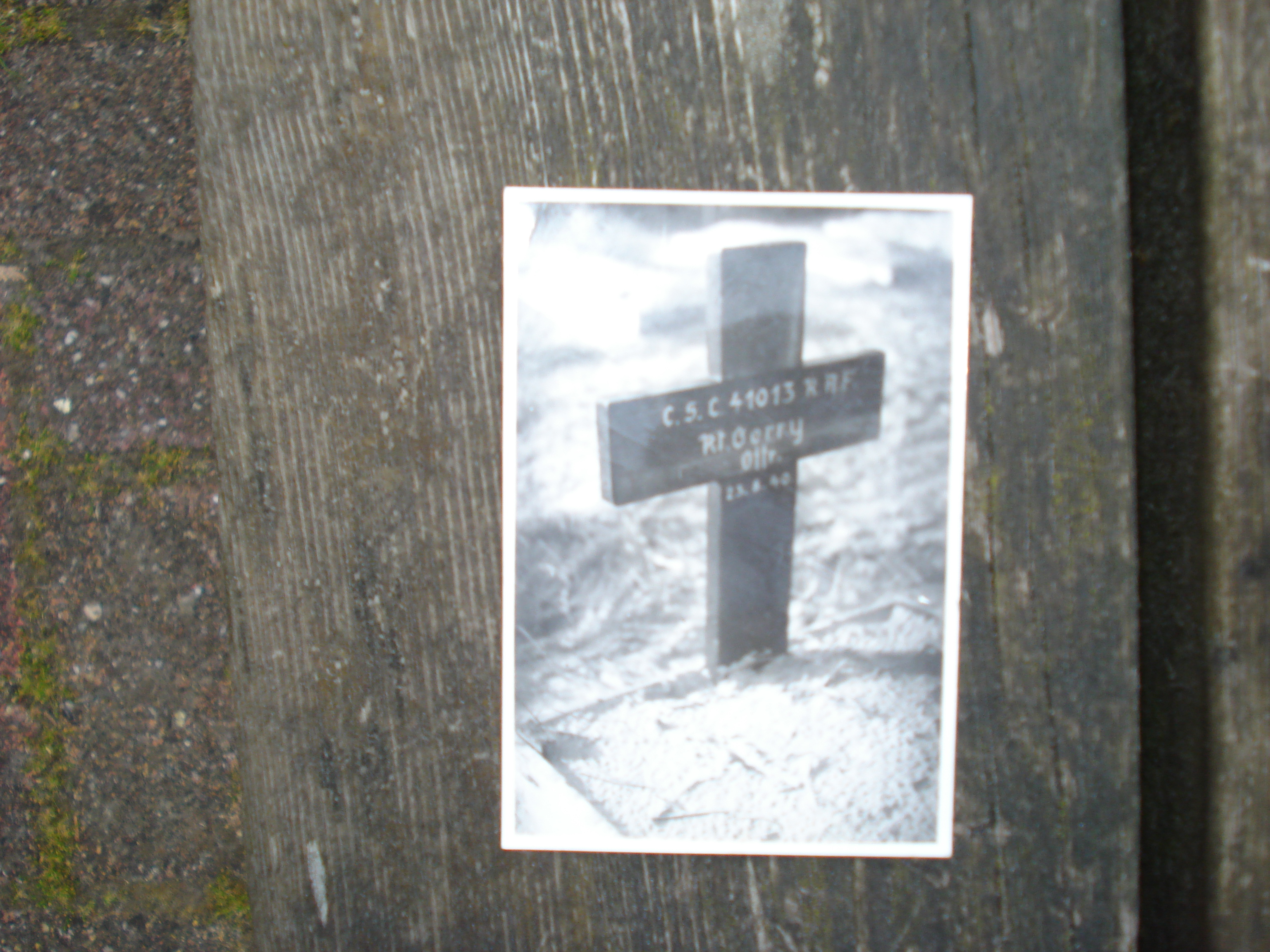 Temporary Grave Marker
