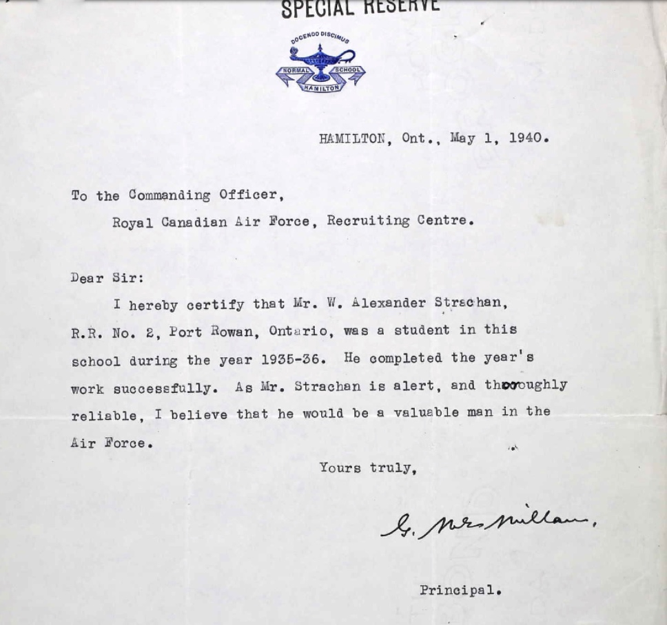 Letter of recommendation