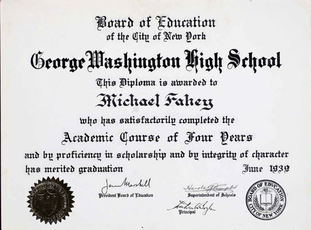 High School Certificate