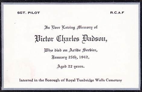Memorial Card
