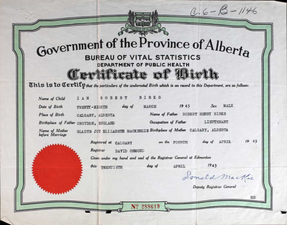 Birth Certificate