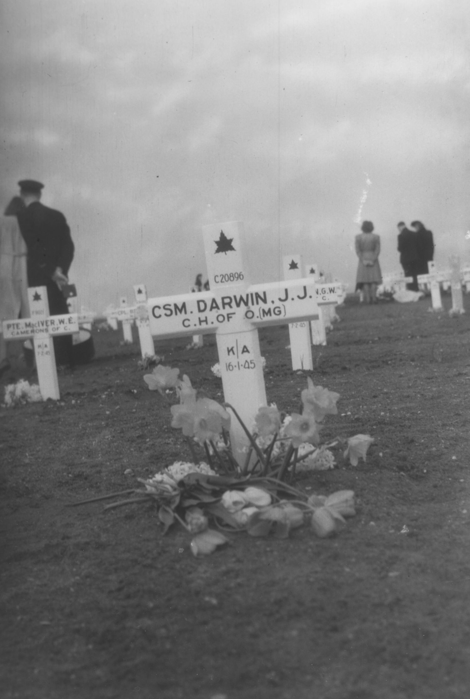 Temporary Grave Marker