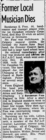 Photo of Clarence Foss