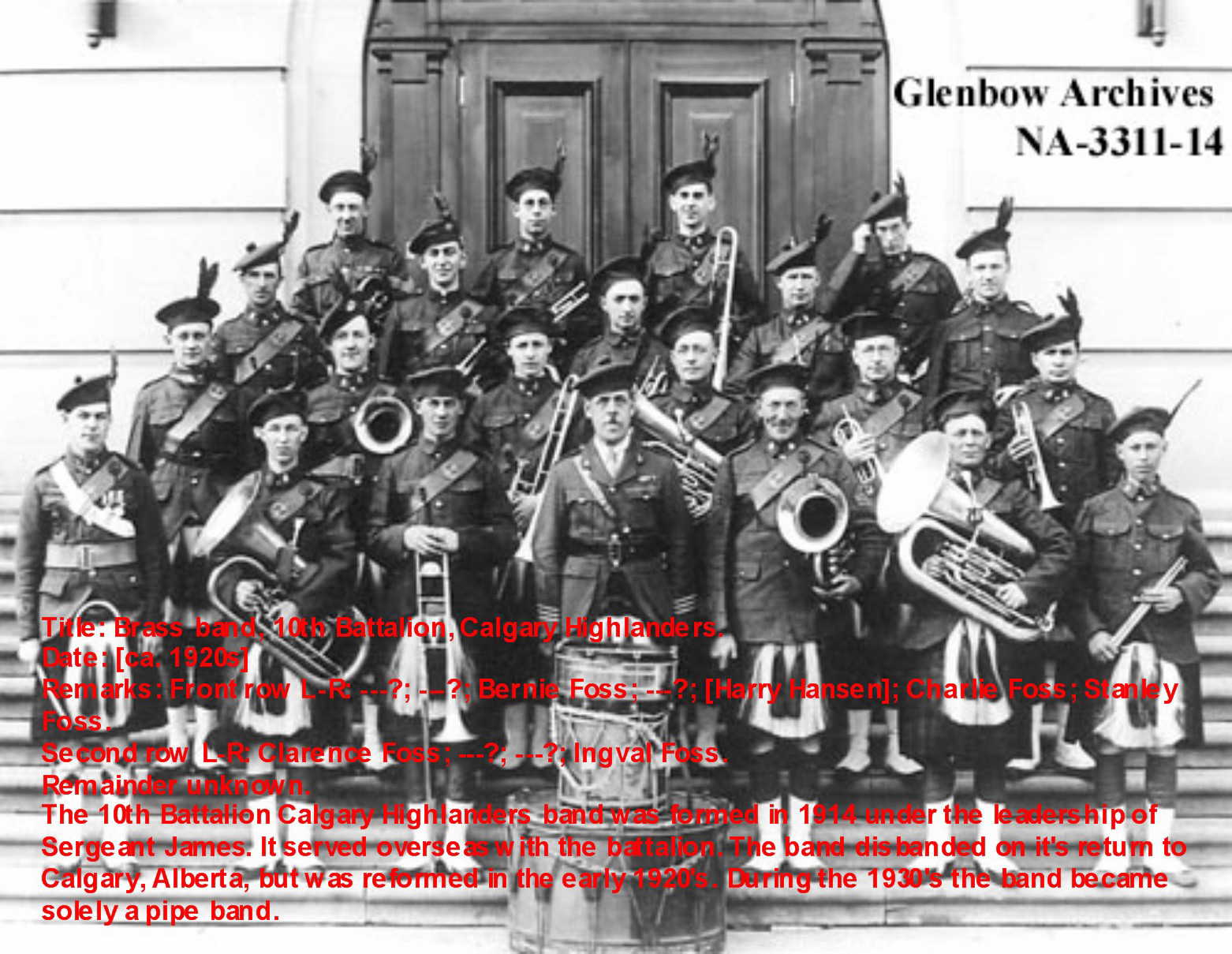 Photo of CLARENCE STANLEY FOSS