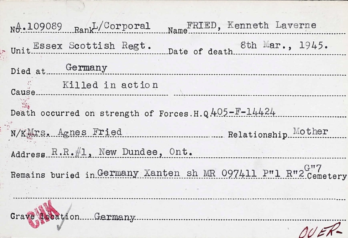 Circumstances of death