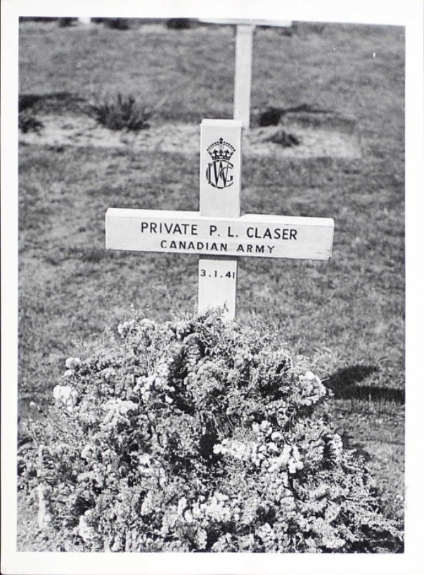 Temporary grave marker