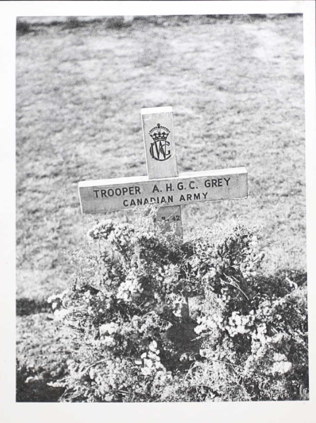 Temporary grave marker