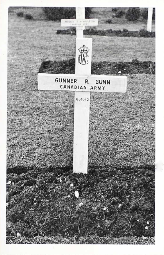 Temporary grave marker